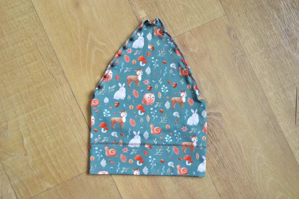 Dětský šátek "Zvířátka na petrolejové" vel. 46-48cm