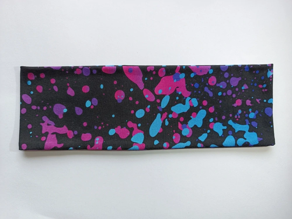 Dvojitá oboustranná čelenka "Tvůrčí chaos" vel. 54-58cm