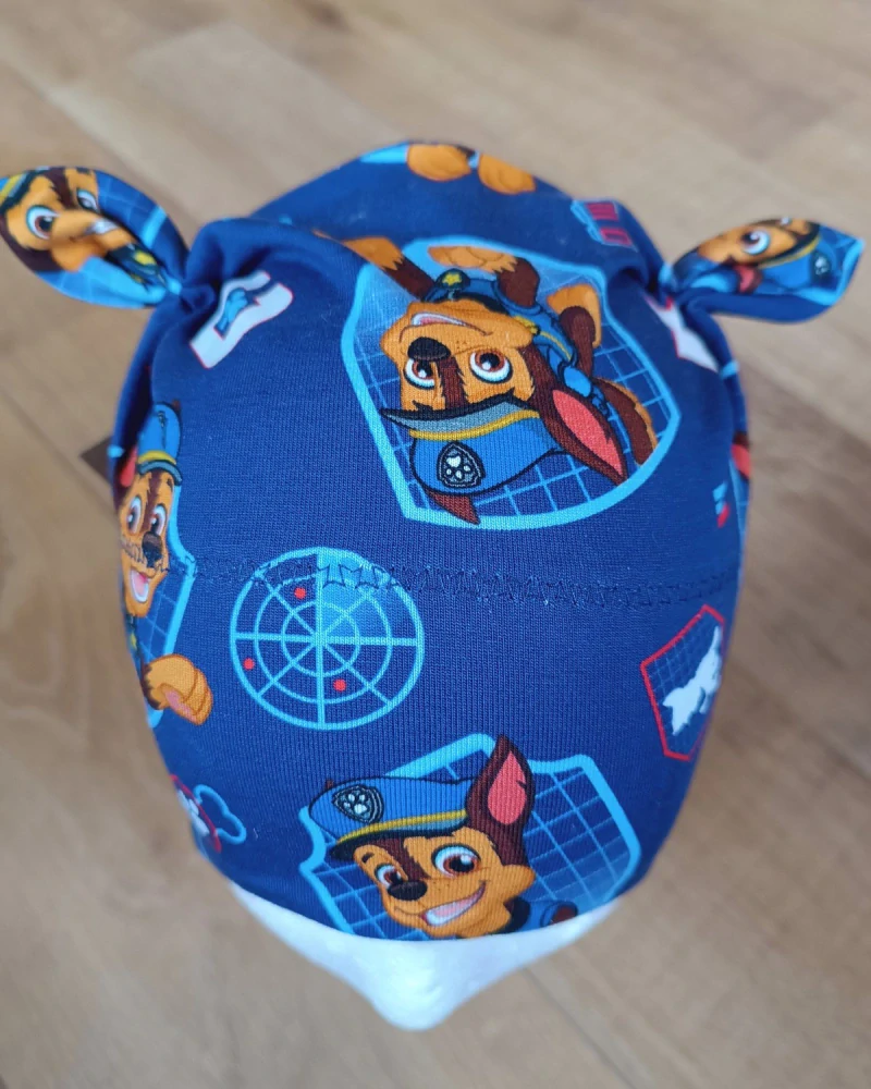 Čepice tvarovaná s oušky "Chase - Tlapková patrola" vel. 47-51cm