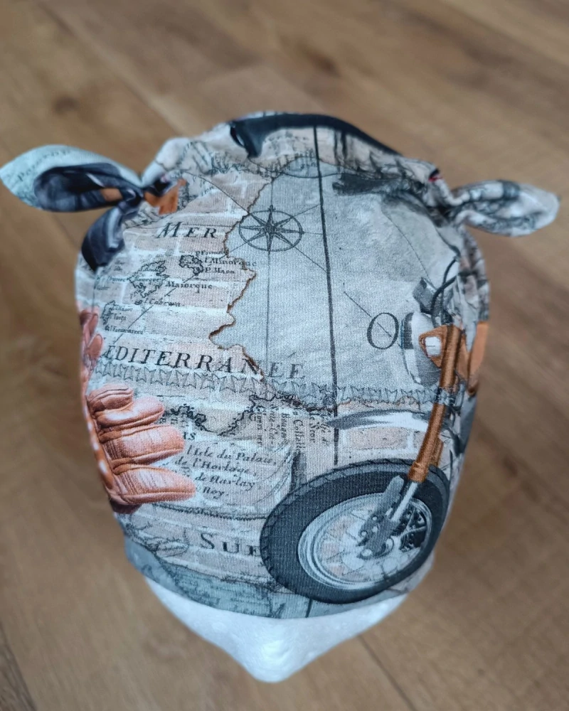 Čepice tvarovaná s oušky "Rider" vel. 47-51cm