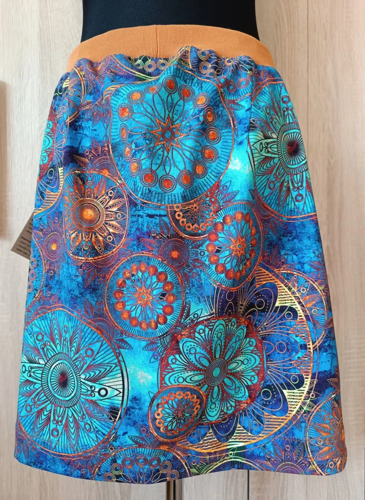 Sukně "Mandala v času" vel. 44