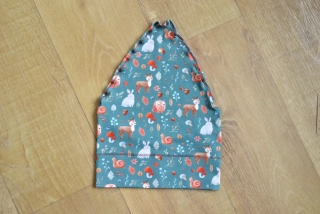Dětský šátek "Zvířátka na petrolejové" vel. 46-48cm