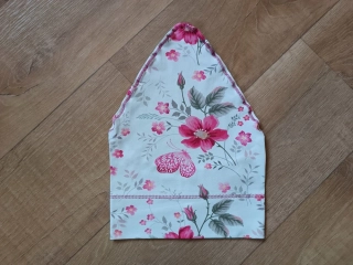 Dětský šátek "Květiny a motýl" vel. 46-48cm