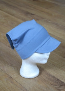 Dětský šátek s kšiltem "Holubí šeď" vel. 50-52/3cm