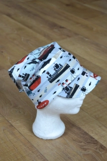Dětský šátek s kšiltem "Mořská plavba" vel. 50-52/3cm