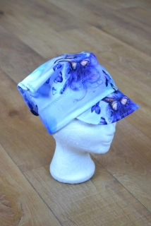 Dětský šátek s kšiltem "Motýlí sen" vel. 50-52/3cm