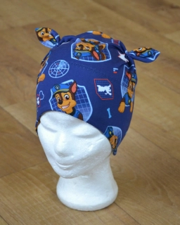 Čepice tvarovaná s oušky "Chase - Tlapková patrola" vel. 47-51cm