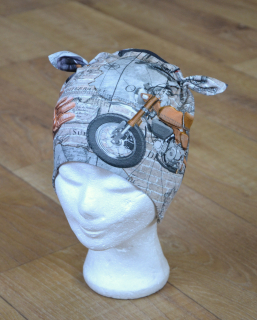 Čepice tvarovaná s oušky "Rider" vel. 47-51cm