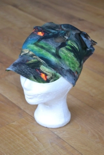 Dětský šátek s kšiltem "Dino svět"