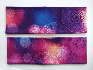 Dvojitá oboustranná čelenka "Aurora mandalka" vel. 54-58cm