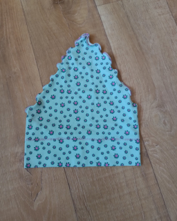 Dětský šátek "Kvítka na mentolové" vel. 49-51cm