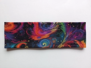 Dvojitá oboustranná čelenka "Divoký vír" vel. 54-58cm