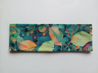 Dvojitá oboustranná čelenka "Lesní akvarel" vel. 54-58cm